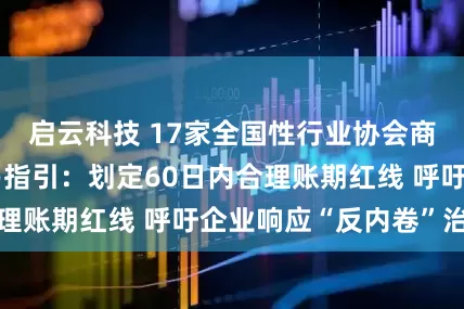 启云科技 17家全国性行业协会商会发布内贸交易指引：划定60日内合理账期红线 呼吁企业响应“反内卷”治理